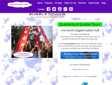 Tablet Screenshot of bubbletower.com
